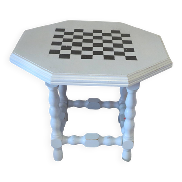 Table basse avec échiquier