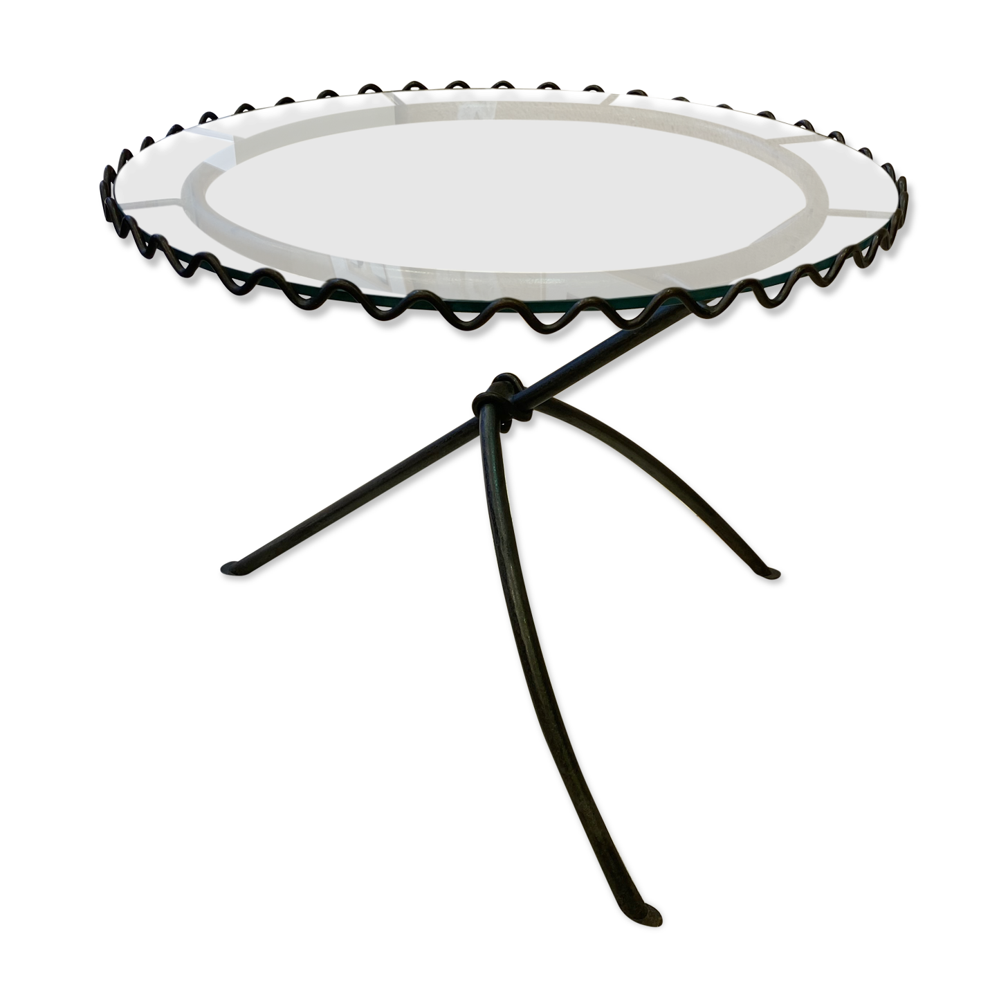 Wrought iron coffee table