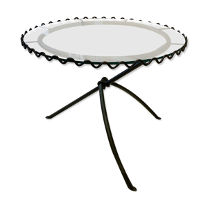 table basse en fer forgé