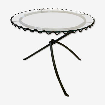 Wrought iron coffee table