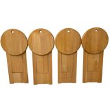 Set of 4 Roger Tallon TS folding stools Sentou Edition 1979