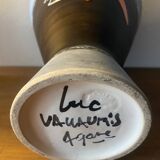 Diabolo vase Auguste Lucchesi dit luc (born in 1913) Vallauris