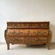Authentic brown wooden chest of drawers