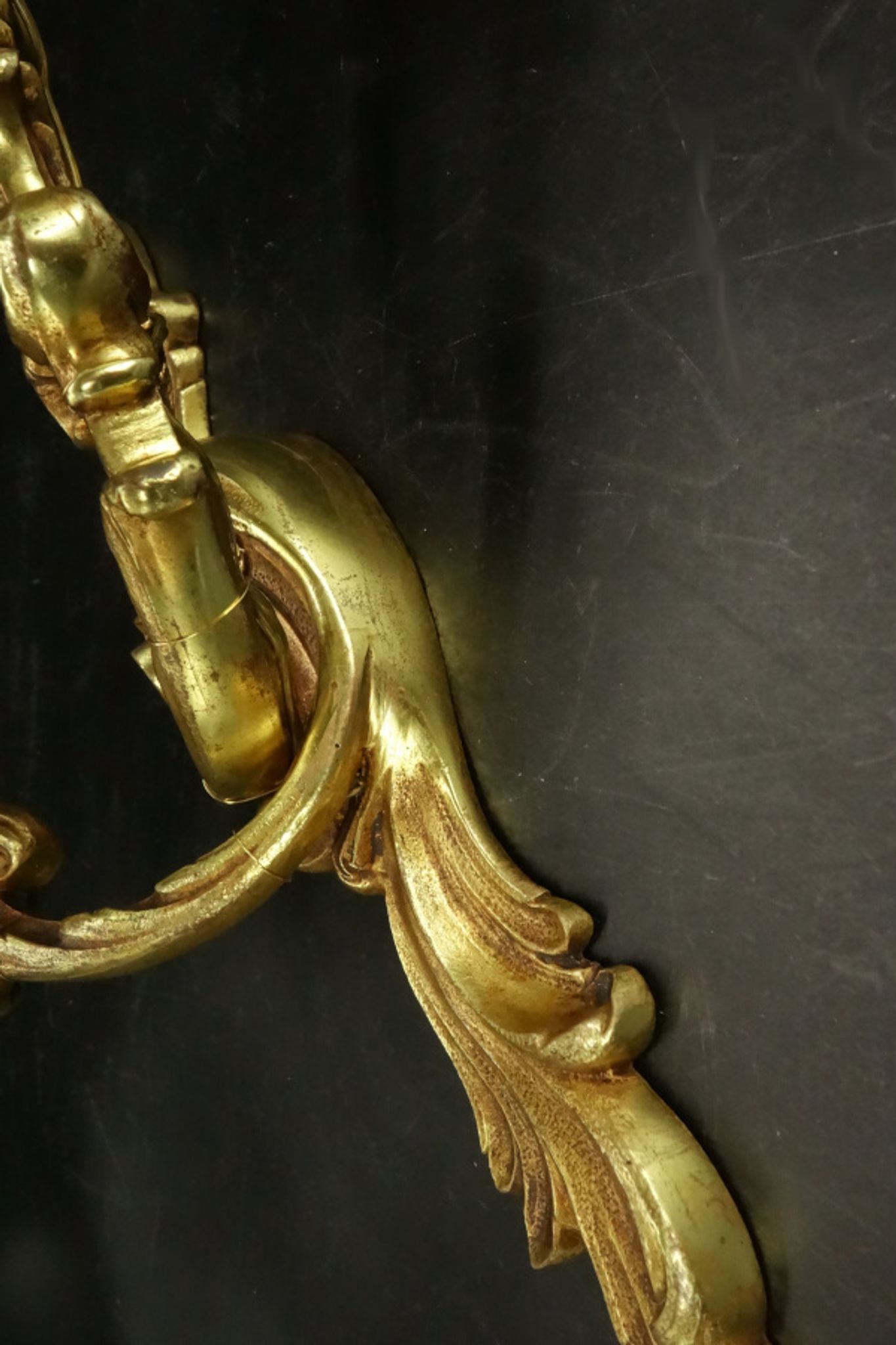 Pair of Louis XV style sconces by Lucien Gau Paris