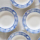 Set de 6 assiettes creuses Sarreguemines, motif Rostand