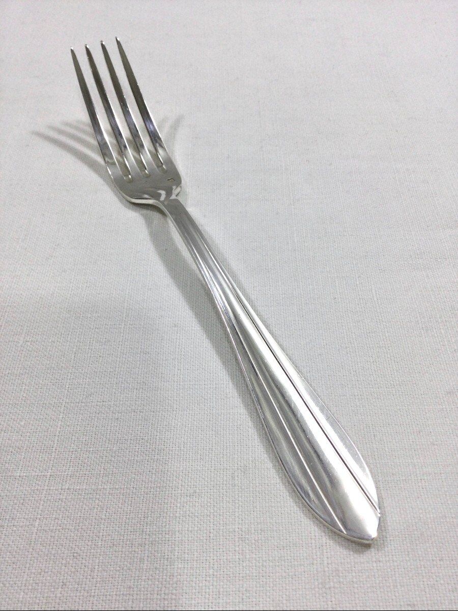 24 cutlery in silver metal