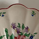 Ravier old earthenware shell KG Lunéville