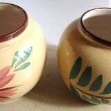 Paire de vases boule Keraluc Quimper