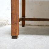 Vintage wooden farmhouse dining table