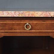 Small living room piece in marquetry, Louis XVI style – early 20th century
