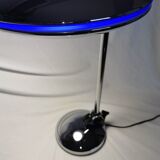 Adjustable chrome metal UFO lamp, space age, UFO, Aluminor, France, 1980.