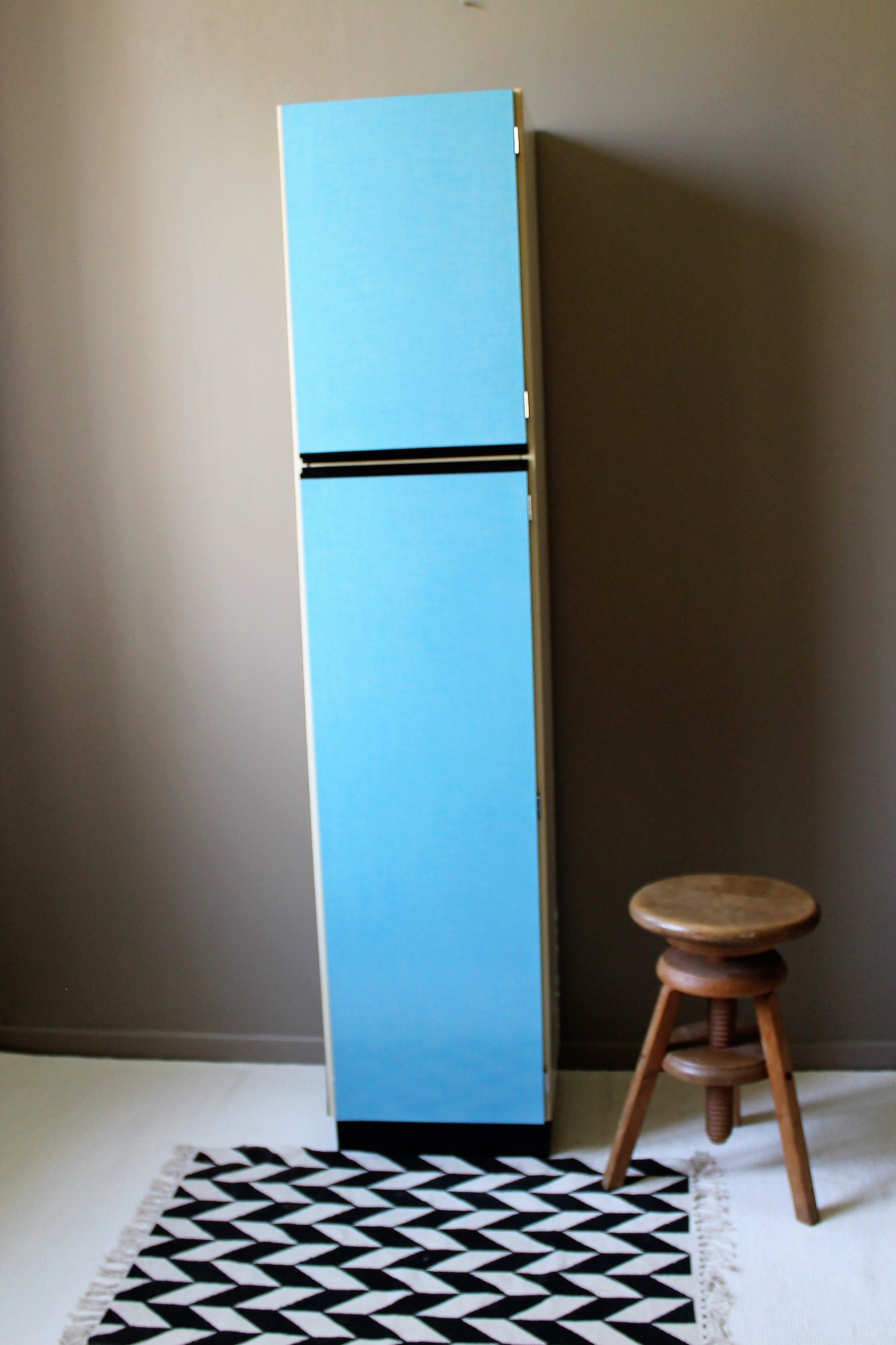 Meuble de rangement en formica vintage
