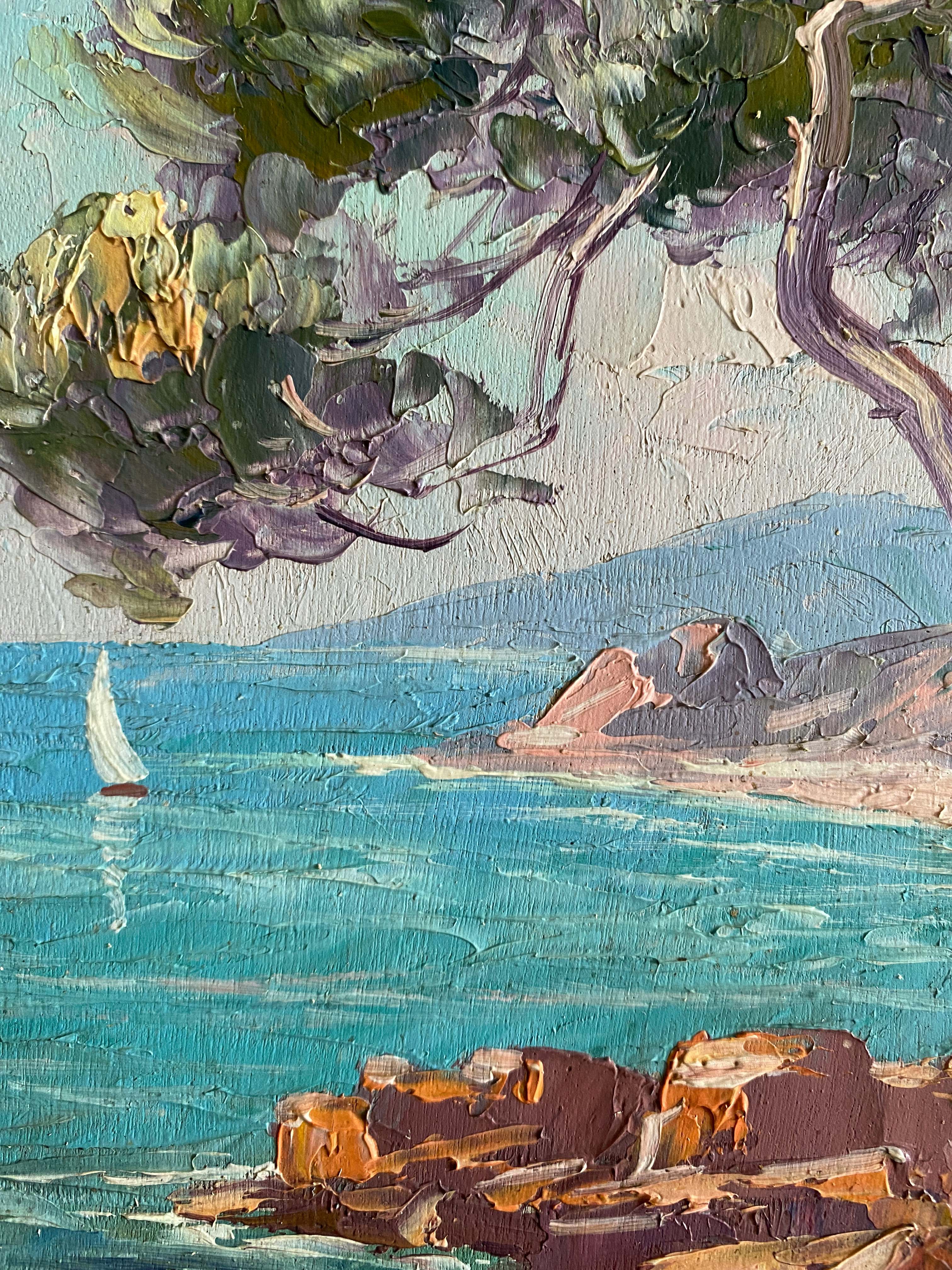 Table HSP Mediterranean Marine Signed around 1950