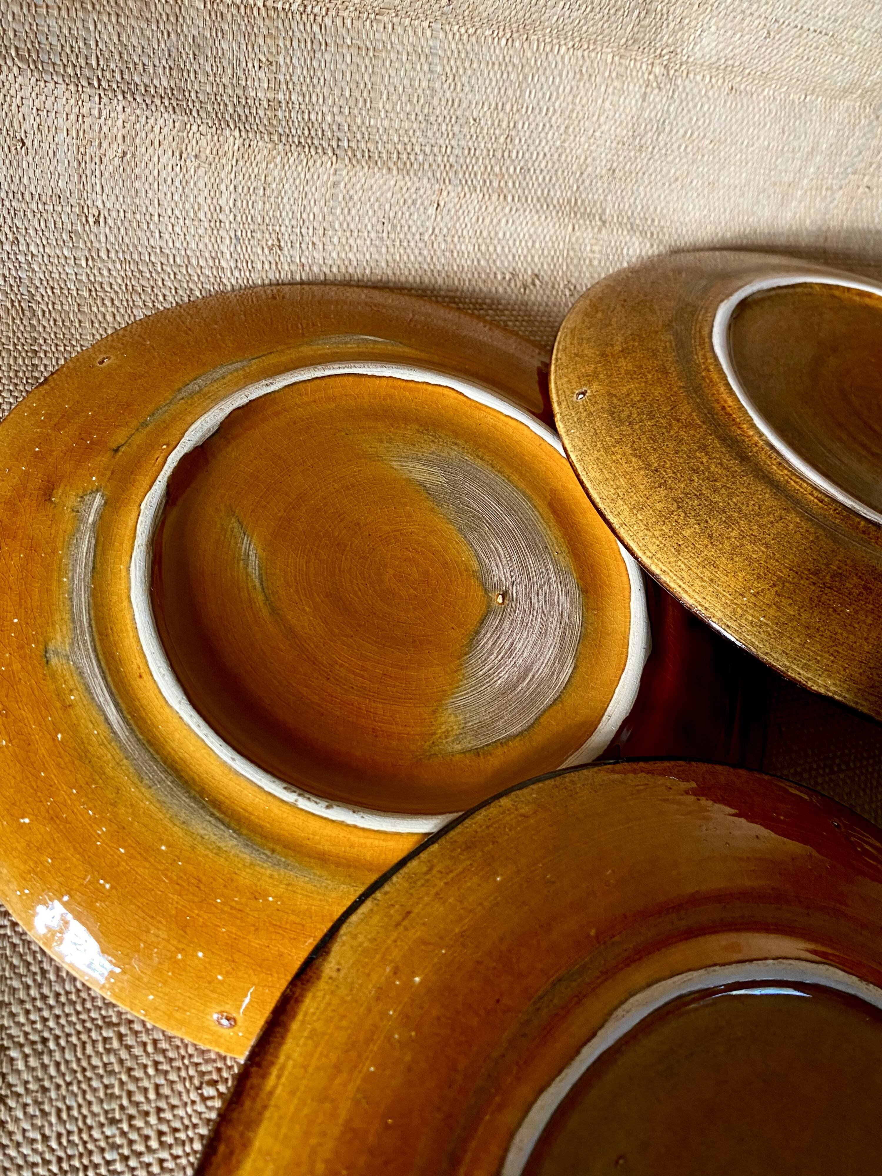 6 assiettes céramique Provençale