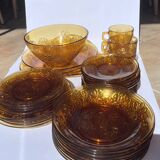 Vereco tableware (Daisy model) smoked glass