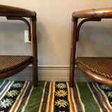 2 vintage bedside tables