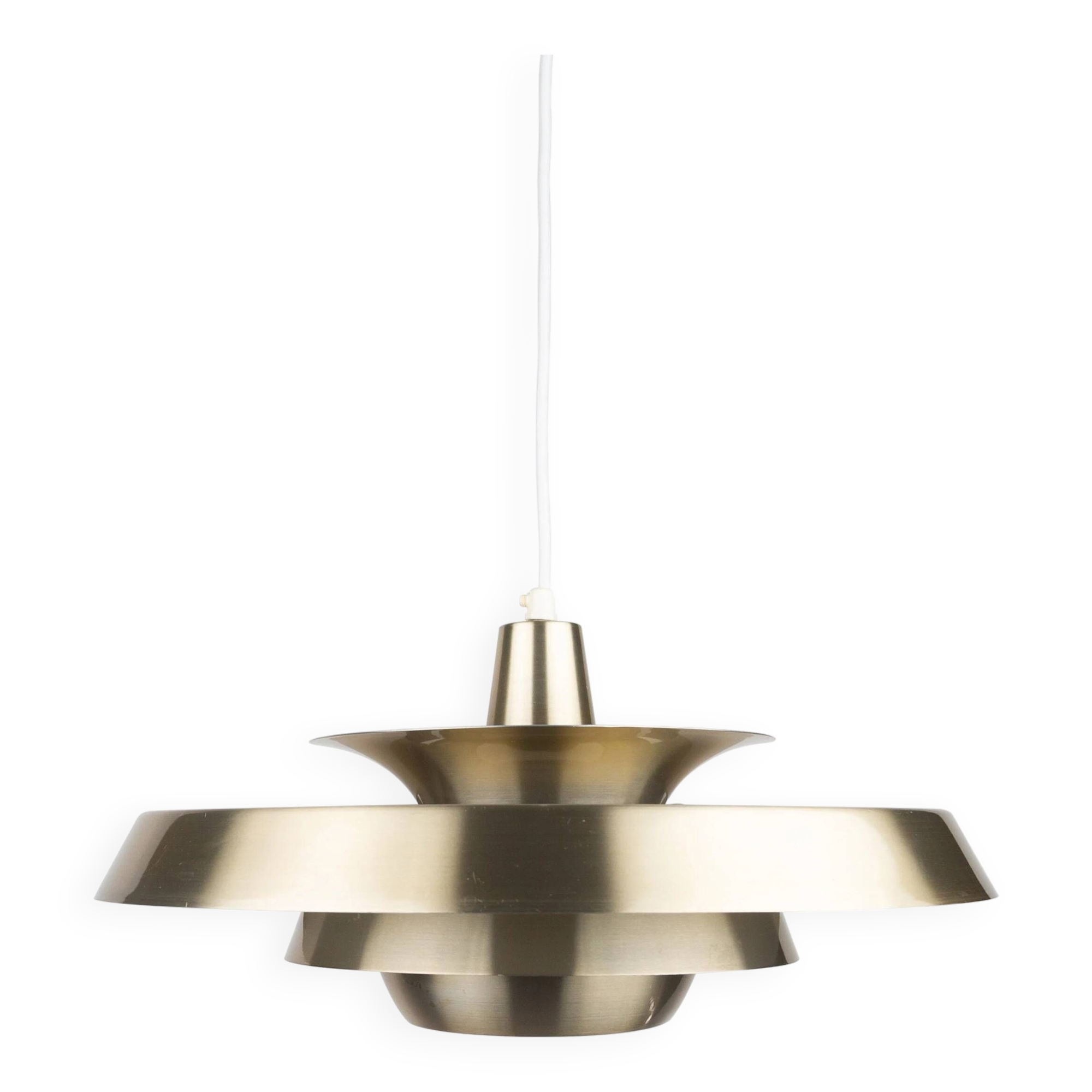Lampe à suspension vintage danoise Superlight par David Mogensen, 1980