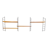 Modular Scandinavian wall shelf, circa 1960