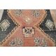 Orange Turkish Vintage Oushak Handmade Wool Rug Runner 76x374