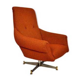 Mid-Century Swivel Chair, Italian, 1969s