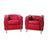 Paire de fauteuils LC2, Le Corbusier pour Cassina