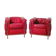 Paire de fauteuils LC2, Le Corbusier pour Cassina