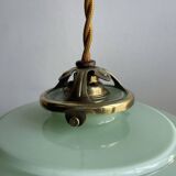 Vintage opaline pendant light
