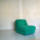 70s velvet armchair Roche Bobois