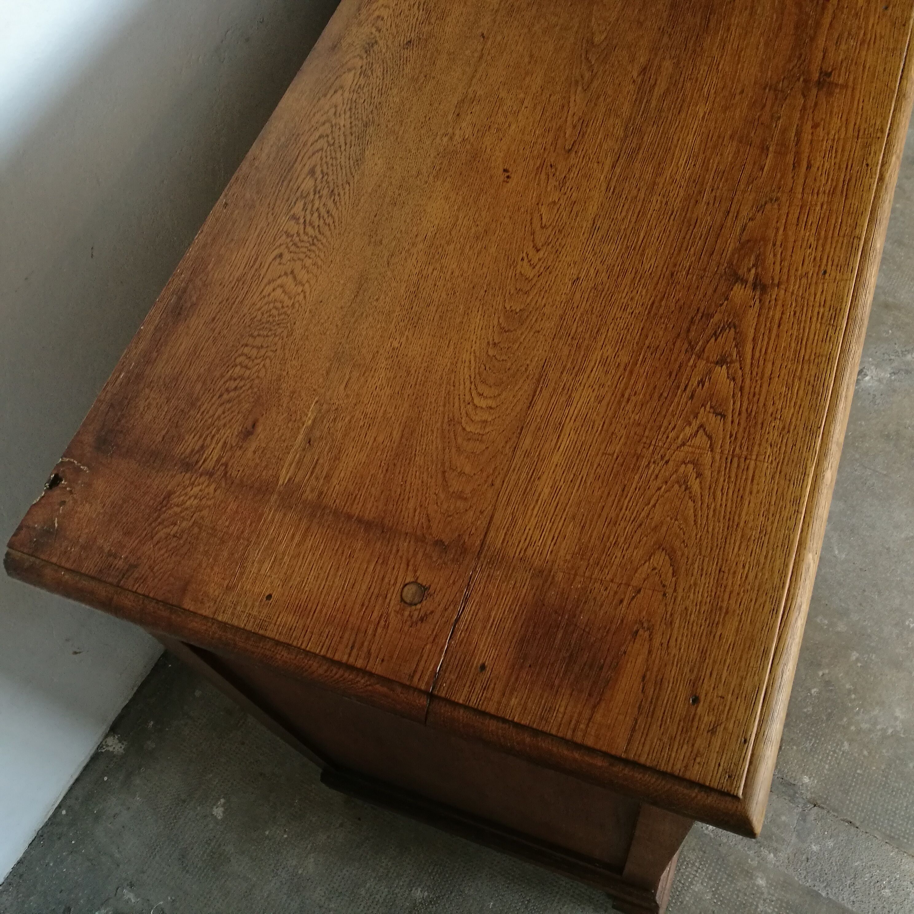 Louis Philippe solid oak buffet