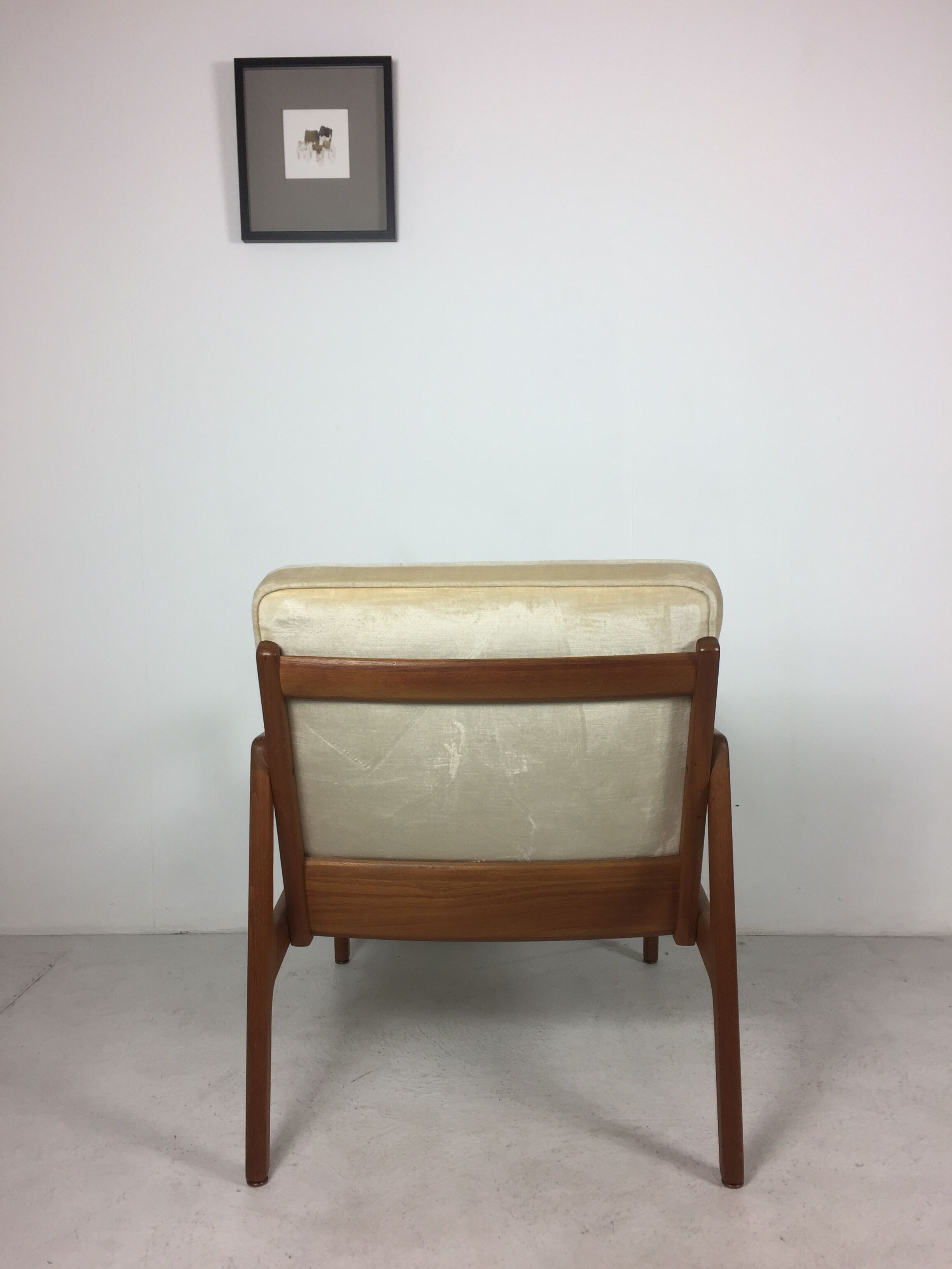 Danish teak easy chair by Ole Wanscher