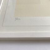 20th Century School, Black square on white background, 1994. Original signed print