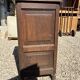 Antique bedside table in wood and marble
