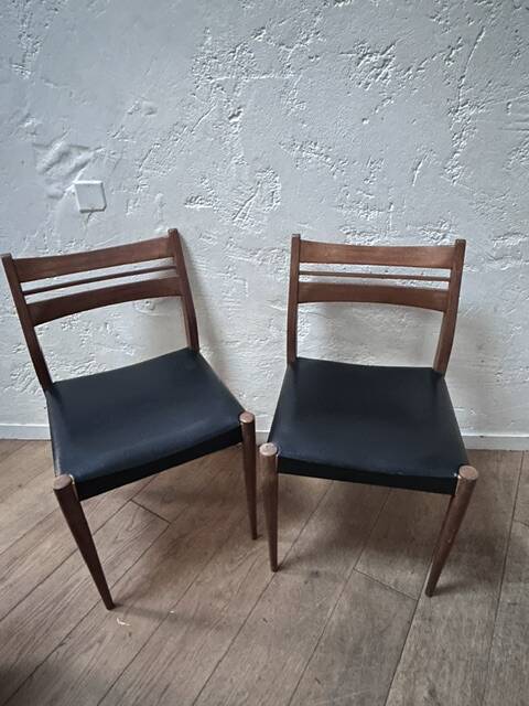 Lot de 2 chaises vintage
