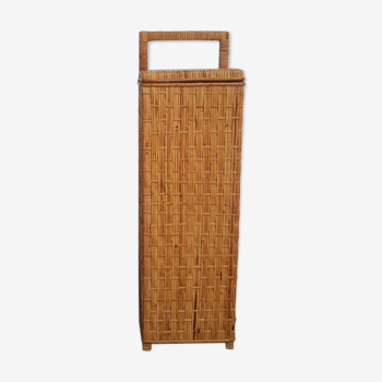 Rattan blade canning bread hutch