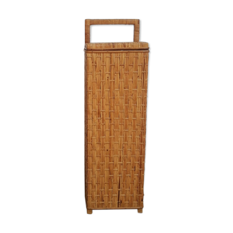 Rattan blade canning bread hutch