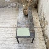 1950s slate coffee table