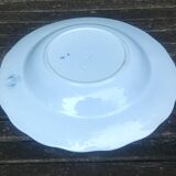 Très ancienne assiette/plat de service en porcelaine anglaise B.W.M de la maison Brown Westhead Moor