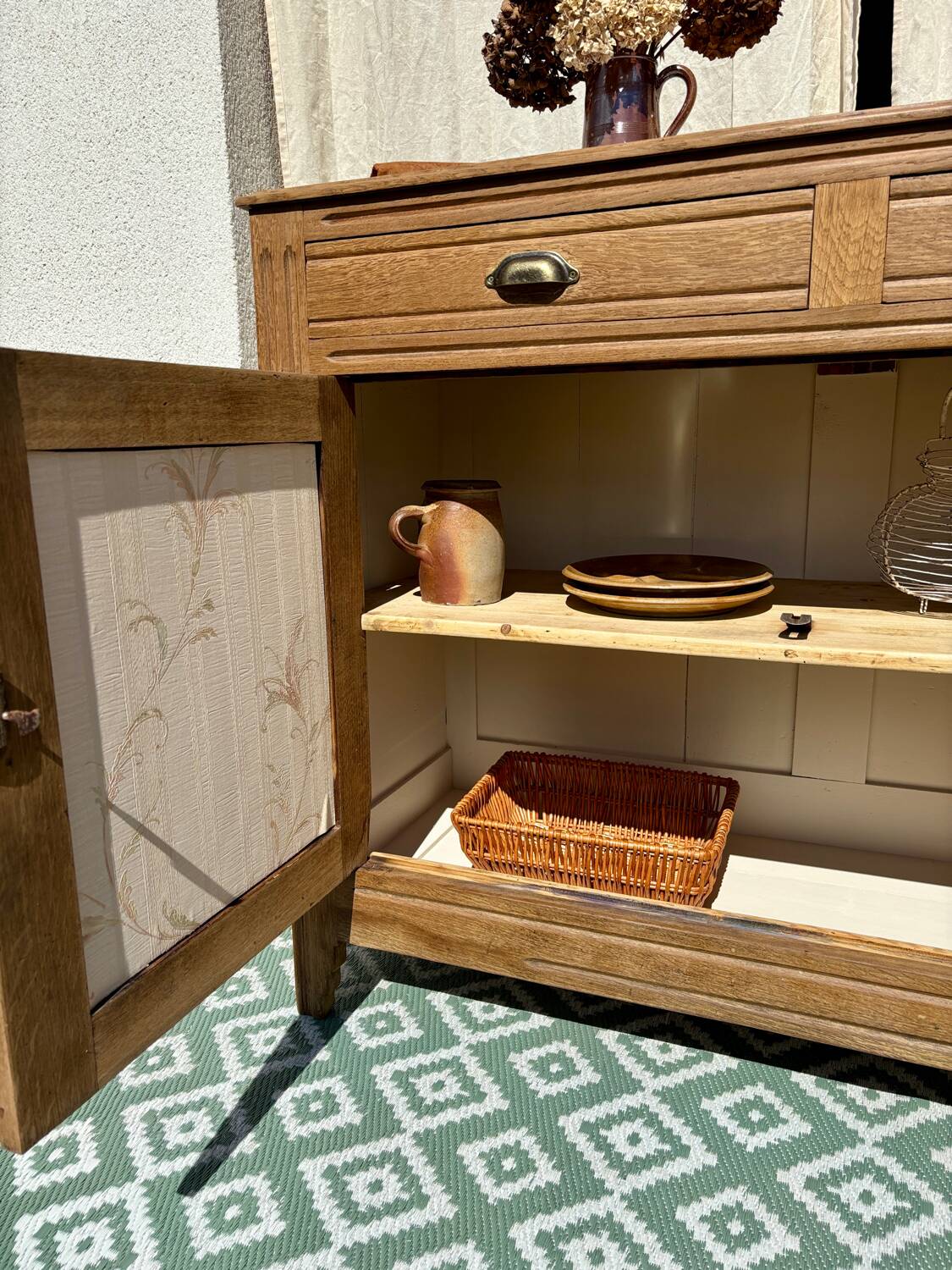 Art Deco oak sideboard