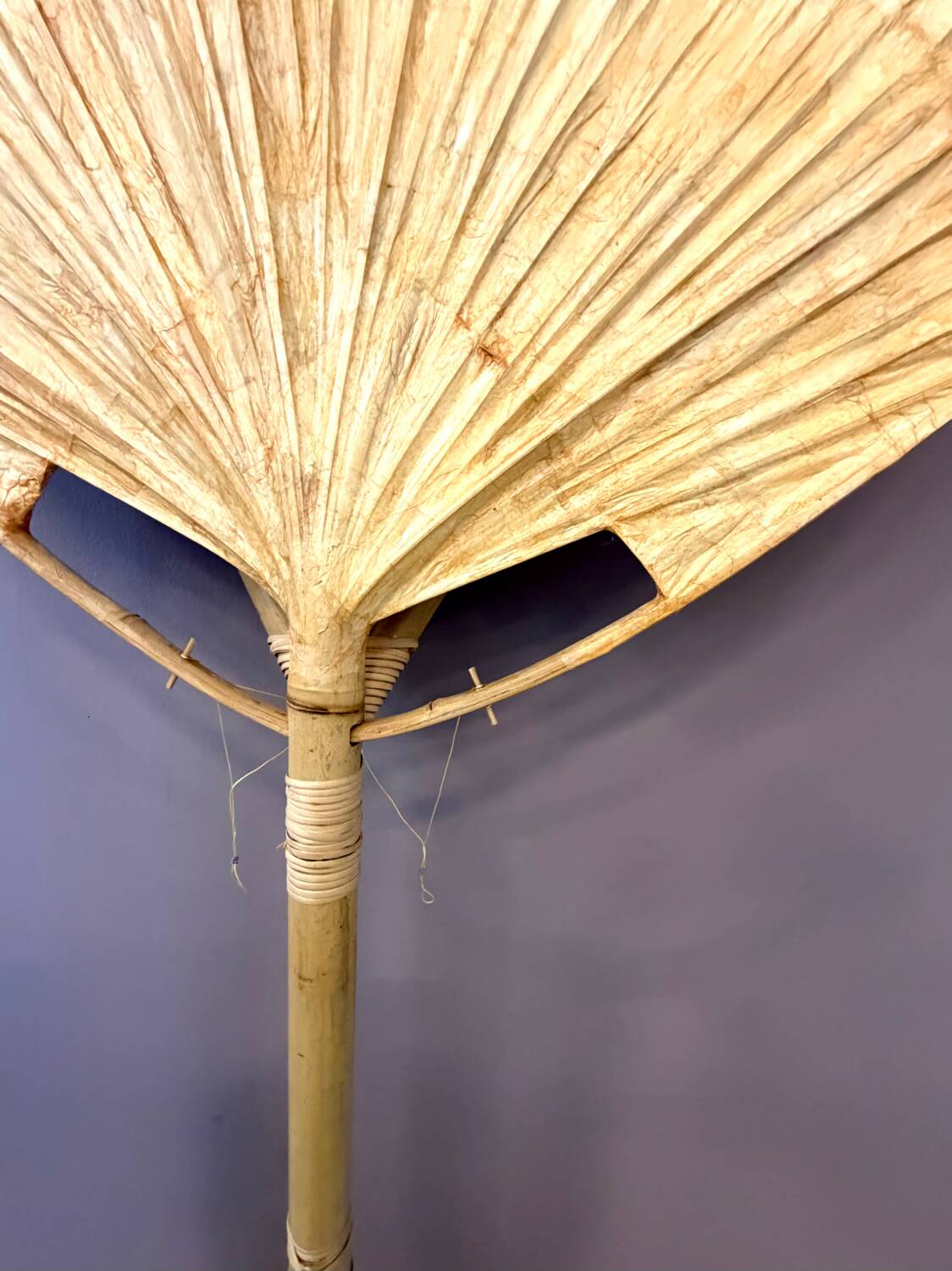 Uchiwa floor lamp large by Ingo Maurer for Design M.