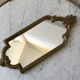 Miroir en bois doré années 40-50