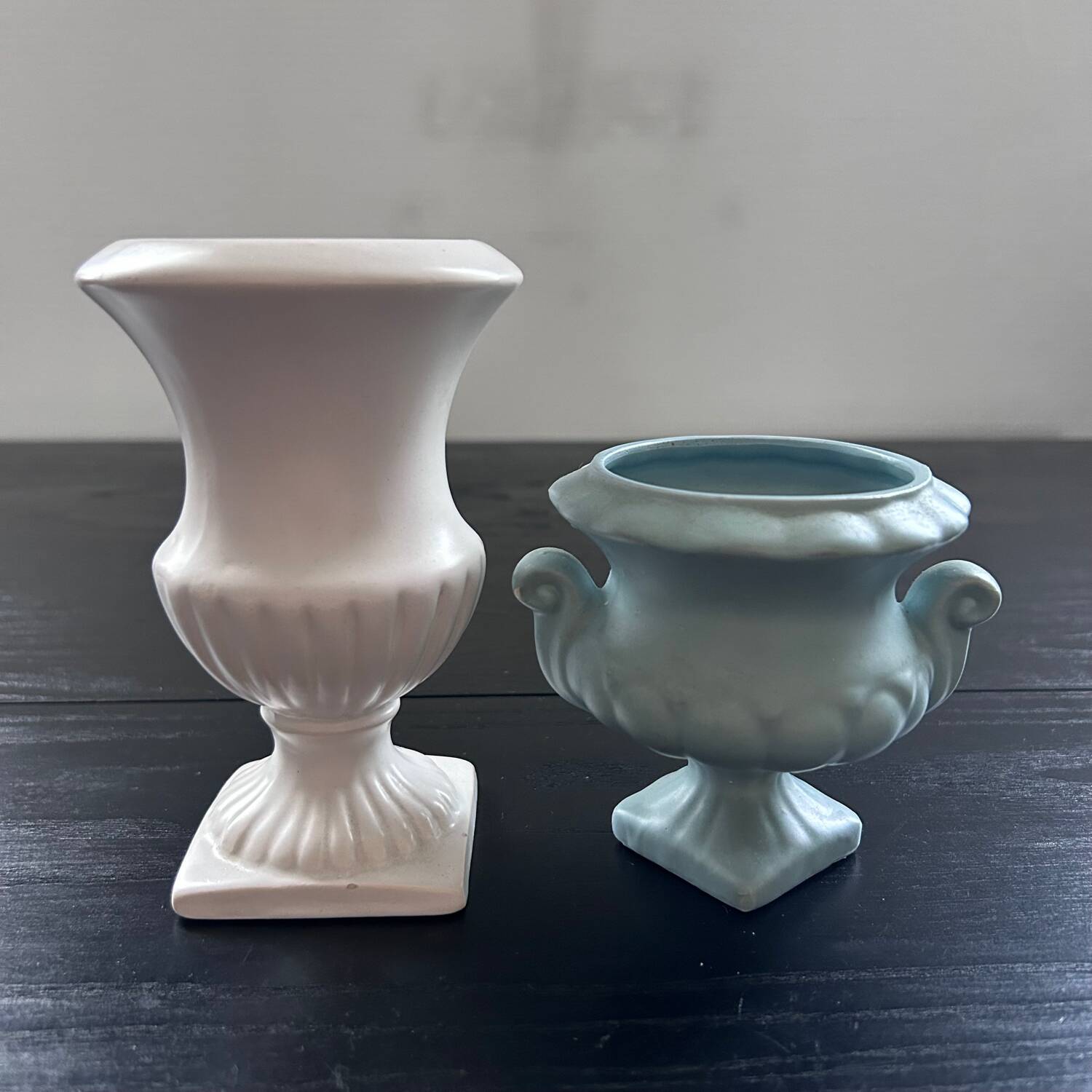 Pair of small Medici vases