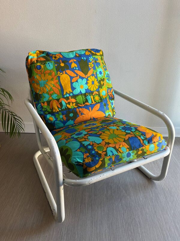 Fauteuil vintage Prisunic printemps - été 1973