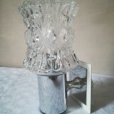 Wall light stainless steel and glass