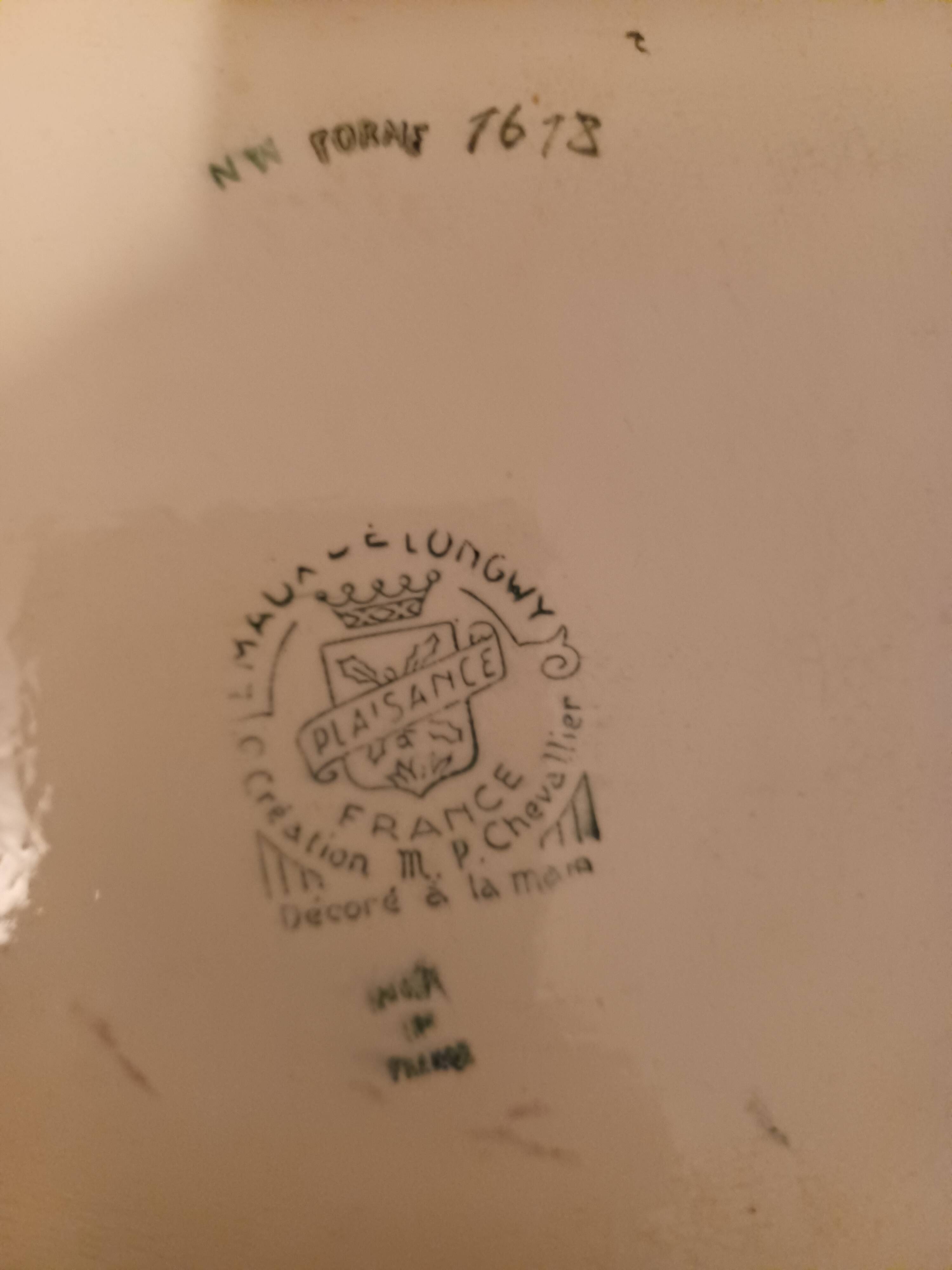 Longwy enamel dish