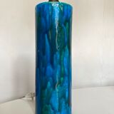 XXL ceramic ceramic earth varnished turquoise 1970
