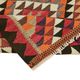 Turkish Handwoven Vintage Herki Kilim 90 cm x 332 cm
