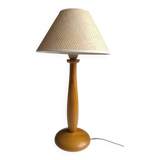 Table lamp in turned wood 1960