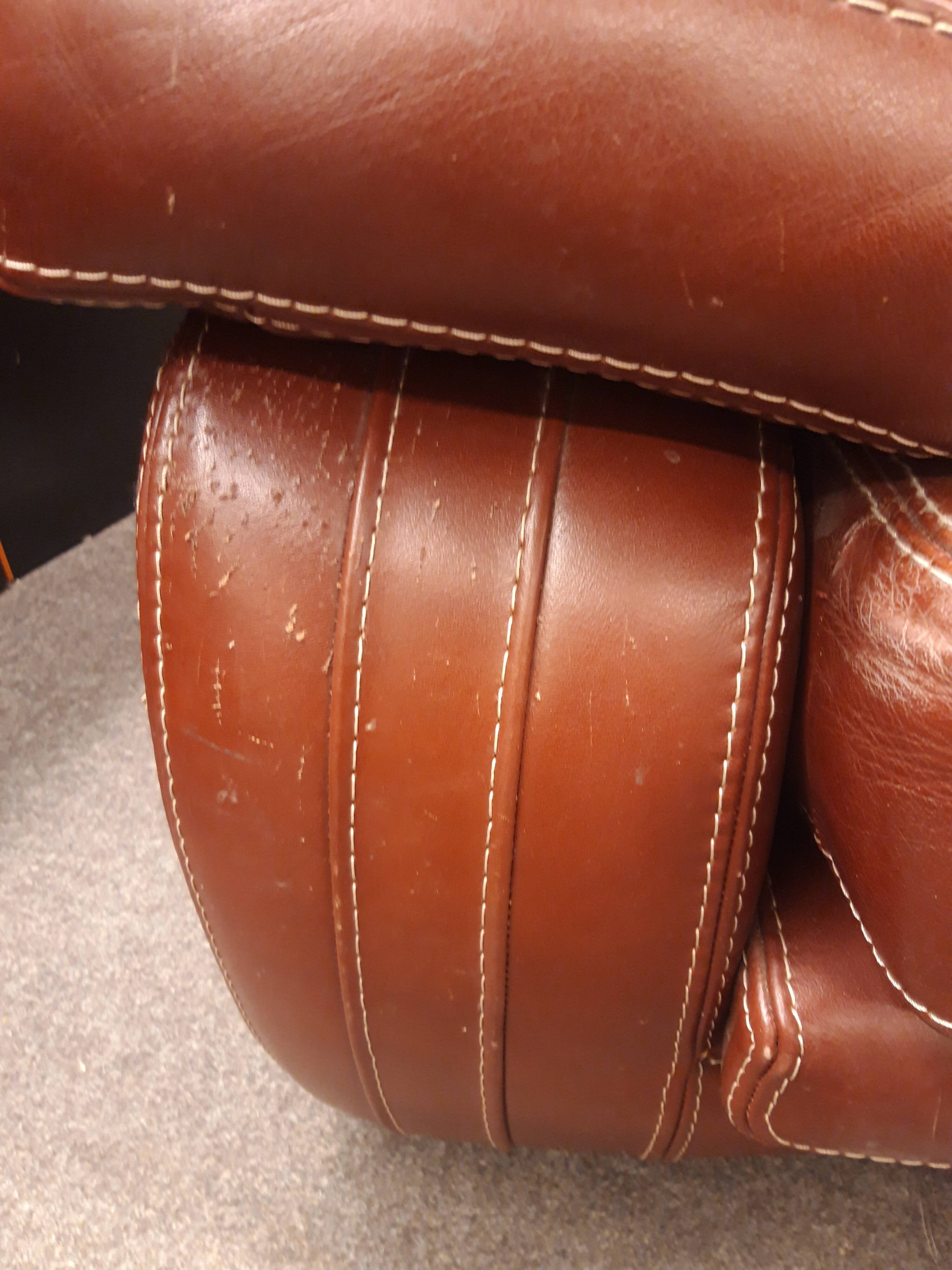 Vintage leather sofa