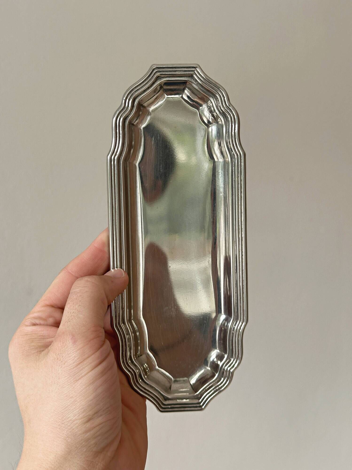 Small antique silver tray