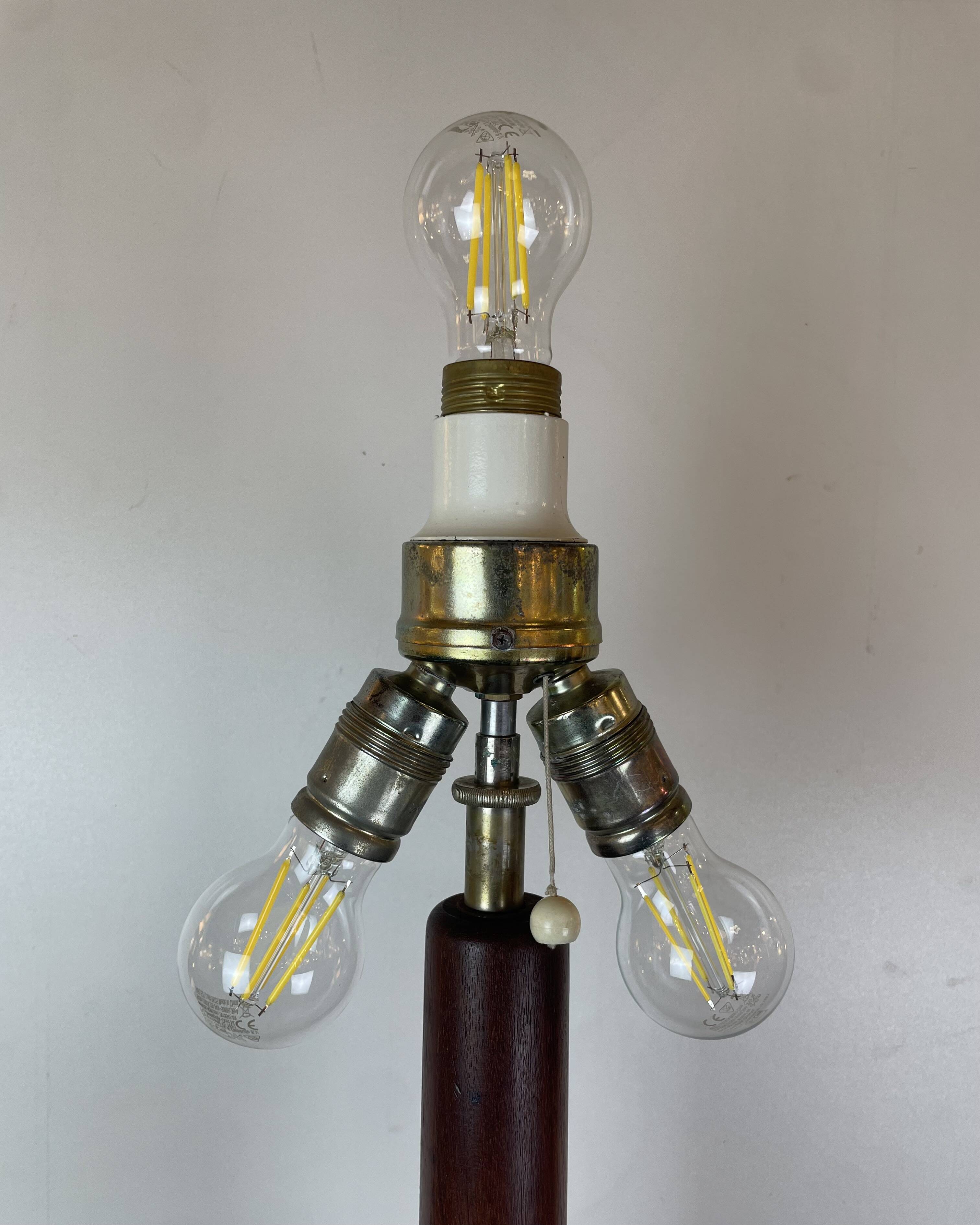 Mid-Century Teak Floor Lamp by Kirk, Denmark, 1960s